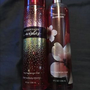 Bath and body works body mist bundle